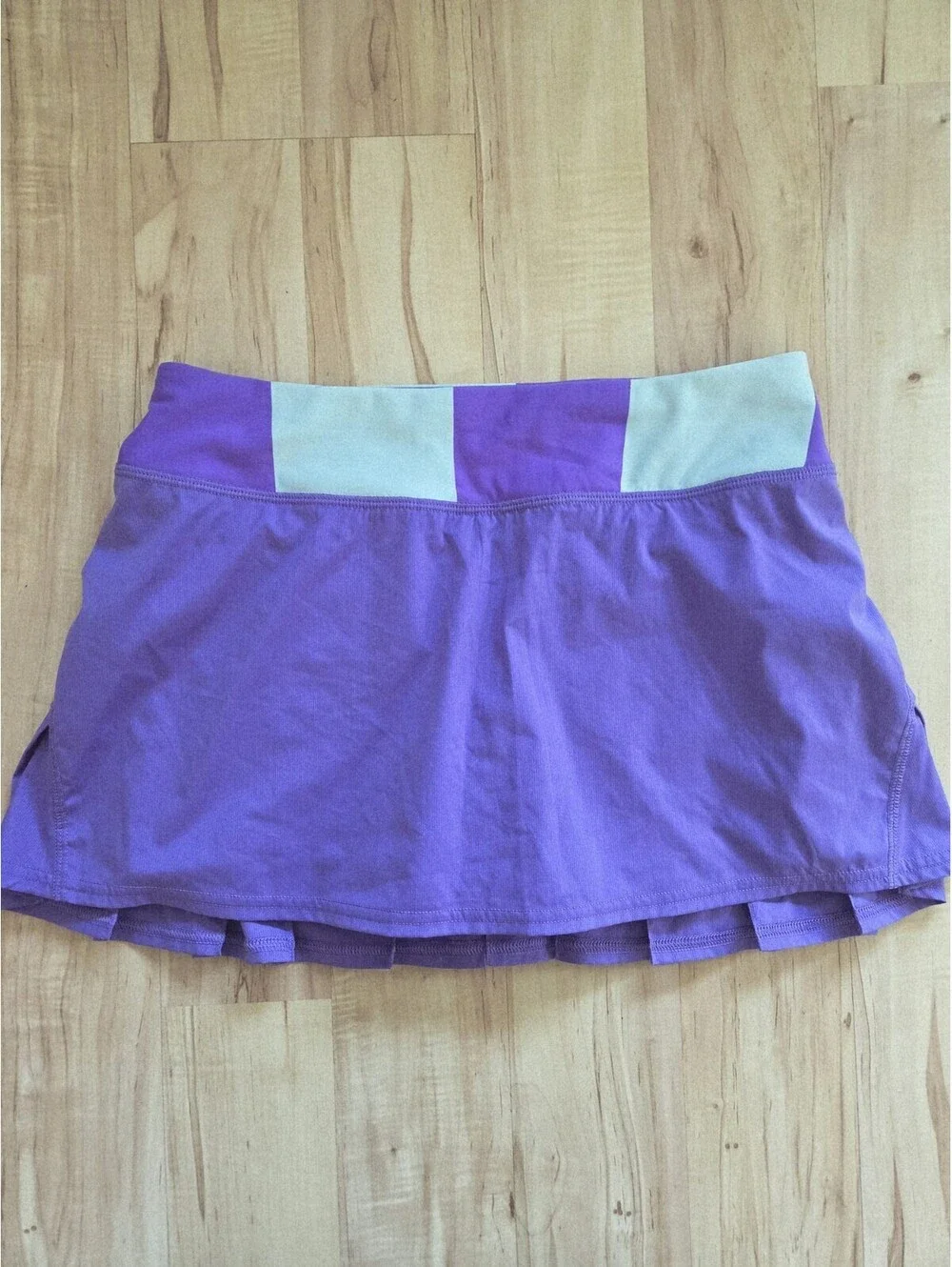 Lululemon Run Pace Setter Skirt Purple Mint Pleated Tennis/pickleball Skort 6R
